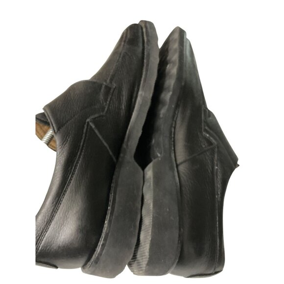 Bruno Magli Radford Men's Size 8M Black Leather handmade Italy loafer shoe - Picture 6 of 8